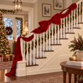thumbnail image 3 of Christmas Red Velvet Bows Giant Pre-Tied Vintage Christmas Tree Bows for Wedding Holiday Tree Topper Window Wall Mantle, 3 of 6