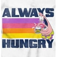 thumbnail image 2 of Funny Patrick Star Joke Always Hungry Romper Boys or Girls Infant Baby Brisco Brands 12M, 2 of 6