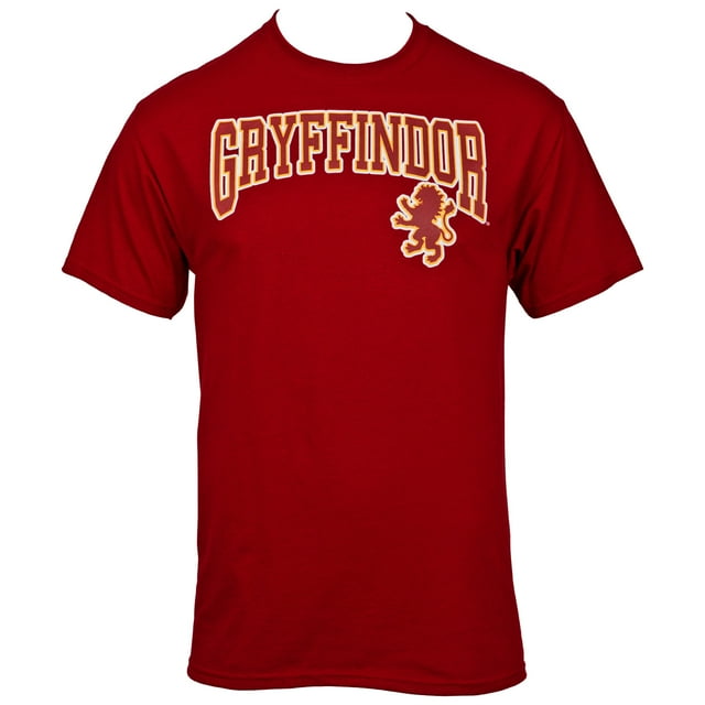 Harry Potter Hogwarts Team Gryffindor Letterman Style T-Shirt-Small