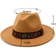 thumbnail image 2 of Banda para sombrero de vaquero occidental de 3 estilos, accesorios para sombreros de vaquera, decoración para sombrero Fedora, adecuada para sombreros de 58-60 cm., 2 of 6