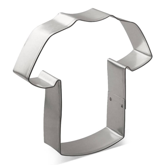 Foose Brand Sports Jersey Cookie Cutter 4 in, Tin Plate Steel, USA Made