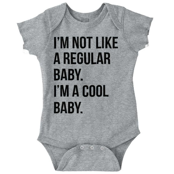 I'm a Cool Baby Funny Movie Quote Romper Boys or Girls Infant Baby Brisco Brands 12M
