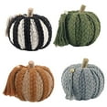 thumbnail image 3 of JINGT Thanksgiving Simulated Pumpkin Decoration Knitting Halloween Pumpkin Decoration C, 3 of 8