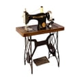 thumbnail image 1 of yuksok Vintage Sewing Machine Decoration Model Figurine for Cafe Desk Window Crafts D, 1 of 9