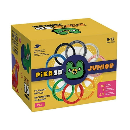UPC: 0860008147417 | PiKA3D Junior 3D Printing Pen Filament Refills