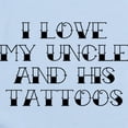 thumbnail image 2 of CafePress - I Love My Uncle And His Tattoos Long Sleeve Infant - Long Sleeve Cotton Baby Bodysuit, 2 of 4