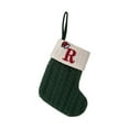 thumbnail image 2 of Home Decor Christmas Stockings With Initials Large Embroidered Letter Knit Red White Christmas Stocking For Family Holiday Decorations And Xmas Tree Fireplace, 2 of 4