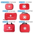 thumbnail image 1 of Botiquín de primeros auxilios para el hogar, suministros portátiles de rescate de emergencia y autorrescate, bolsa de almacenamiento, kit de emergencia para exteriores, 1 of 3