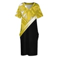 thumbnail image 3 of Terran-tee Vestido largo de bolsillo suelto para mujer vestidos africanos para mujer vestido de dama de honor, 3 of 6