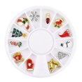 thumbnail image 1 of 1 Caja De Accesorios Para Uñas 3D 3D 12 Piezas Calcomanías De Aleación De Navidad Mixtas DIY Adorno Decoración Pegatinas Sunnimix Decoración de uñas de Navidad, 1 of 8