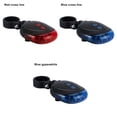 thumbnail image 2 of Feu Arrière de Vélo LED Réglable, Lumière d'Avertissement pour Vélo, Feu Arrière de Vélo Réglable, Feu Croisé Rouge, 2 of 9