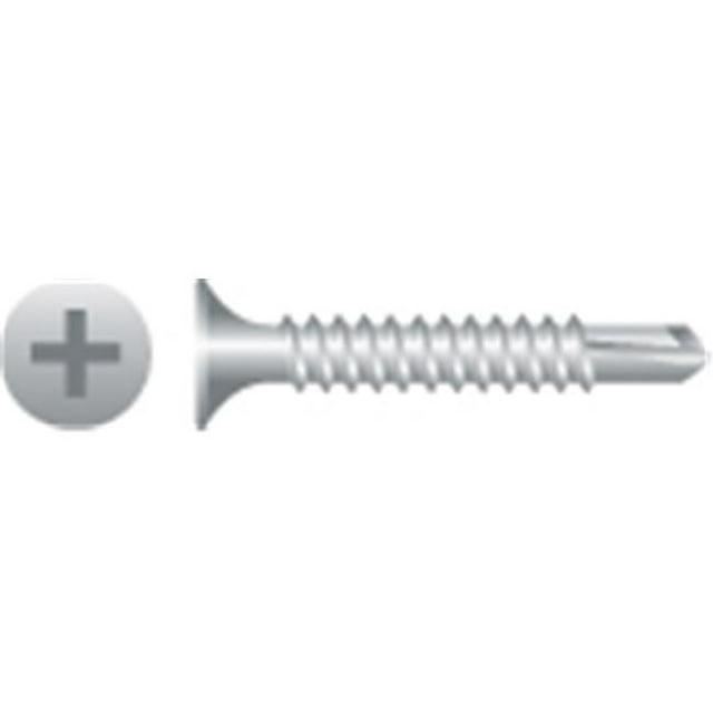 10-16 x 3.50 Po. Phillips Vis à Tête Bugle Boîte de 250 Plaquée Zinc