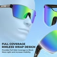 thumbnail image 4 of KastKing Tarkio Polarized Fishing Sunglasses, UV400 Wrap Design, 4 of 7
