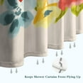 thumbnail image 6 of Pioneer Colorful Floral Shower Curtain for Bathroom Home Decor Bathtubs Waterproof Fabric Curtain with 12 Hooks 84x72in, 6 of 6