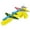 Yellow 3V6, variant on Qonioi Foam Airplane Launcher, 2-Piece Ejection Glider for Indoor Outdoor KidsPlay, Flying Toy, Airplane Gunner