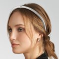 thumbnail image 4 of Unique Bargains Thin Headbands for Women Leather Head Bands for Women's Hair Fashion Hair Accessories for Women White, 4 of 7