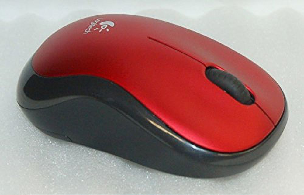 Logitech Wireless Mouse M185 - RED - image 2 of 3