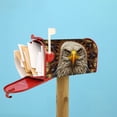 thumbnail image 6 of Naloa Vintage Pattern Bald Eagle Mailbox Covers Magnetic Post Box Cover Post Letter Box Cover Garden Decor-21x18 in, 6 of 8