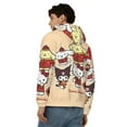 thumbnail image 5 of Lsque Sanrio for Mens Full-zip Hoodie, Zip-up Pullover Hooded Sweatshirt, Kangaroo Pocket Hoodie Ideal for Daily Wear, Travel, and Home-Medium, 5 of 8