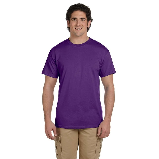 The Gildan T-Shirt pour Adulte Ultra Cotton oz Violet TG