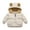 Beige, variant on Tuosodrolic Toddler Boys Girls Fleece Lined Winter Coat Cute Ear Hooded Puffer Jackets Warm Outerwear Solid Down Coat for 12M-6T