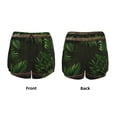 thumbnail image 3 of Disketp Framed Greenery Wall Art Women's Shorts Workout Shorts for Athletic Gym Running Shorts with Phone Pockets-Large, 3 of 7