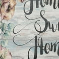 thumbnail image 2 of SoHome Cozy Living Home Sweet Home Floral Anti-Fatigue Kitchen Mat, Grey/Blue, 17.5"x30", 2 of 13