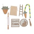 thumbnail image 2 of Easter Tiered Tray Decor, Easter Decoration Multi Purpose Colorful Poplar Wood  For Party, 2 of 8