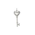 thumbnail image 4 of Gem & Harmony Sterling Silver Heart Locket Key Pendant Necklace with Chain for Women, 4 of 5