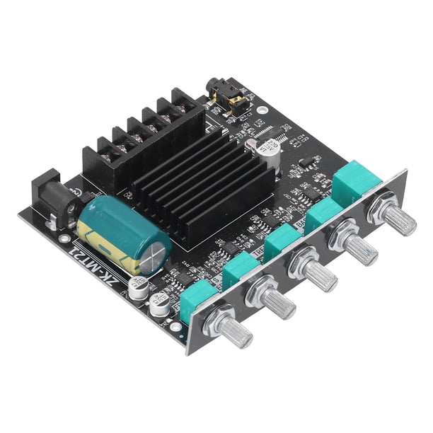 Placa amplificadora de potencia digital, placa amplificadora Bluetooth ZKMT21 Placa amplificadora de potencia de canal Placa amplificadora de potencia de audio Bluetooth Diseño de próxima generación