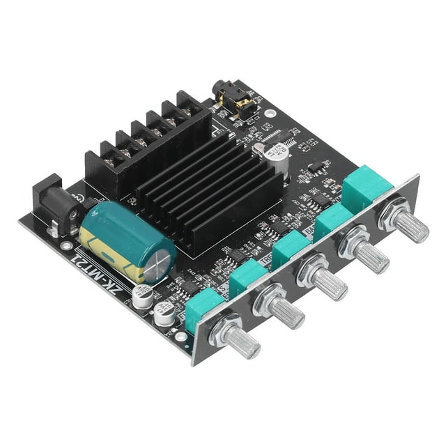 Placa amplificadora de potencia digital, placa amplificadora Bluetooth ZKMT21 Placa amplificadora de potencia de canal Placa amplificadora de potencia de audio Bluetooth Diseño de próxima generación