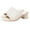 White, variant on NOKIO Women'S Summer Slide Sandals Women's Summer Thick Heels Wearing Open Toe One Line Retro Sandals Medium Heeled Beach Sandals Open Toe Chunky Block High Heels Mules Slippers Slides