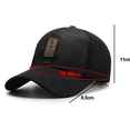 thumbnail image 2 of Gorra clásica de algodón de perfil bajo para hombre y mujer, gorra de béisbol ajustable, 2 of 5
