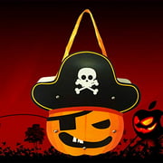 BESTOYARD 2PCS Halloween Candy Bag DIY Lovely Gift Bags Hallowmas Gift for Kids Party Supplies Decor(Pirate)