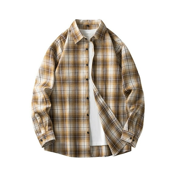 WILLBEST Winter Coats for Women Womens Winter Coats Long Wool Women's Flannel Plaid Cardigan Shacket Oversized Long Sleeve Collar Jackets Button Down Casual Clothes