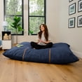 thumbnail image 4 of Big Joe Turnabout 3-in-1 Convertible Bean Bag Chair, Midnight Blue, 4 of 7