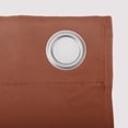 thumbnail image 3 of Sun Zero Nolan Energy Efficient Blackout Grommet Single Curtain Panel, 54" X 63", Terracotta Orange, 3 of 9
