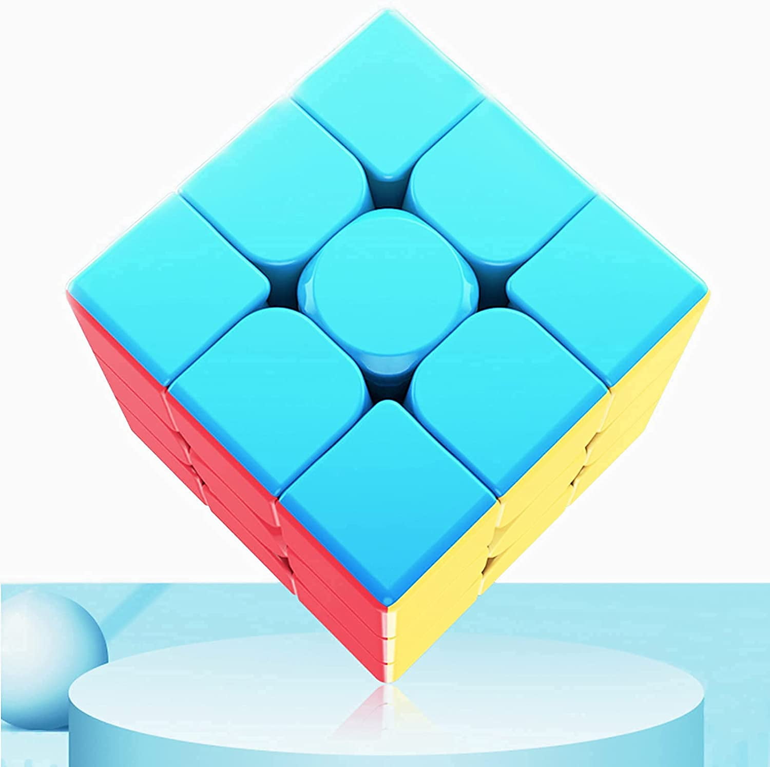 Qiyi 3x3x3 Warrior Magic Speed cube Twist Toy Stickerless Cube Turning Quicker 