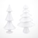 thumbnail image 3 of 2 piezas de modelo de árbol de Navidad blanco para niños, material de manualidades DIY, adorno navideño, accesorios decorativos para niños (2 tamaños), 3 of 7