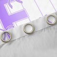 thumbnail image 4 of Castle Fairy Personalized Initial Letter F Curtains Pack Of 2 (42X84 Each) for Children Women Men,Bow Tie Stripes Curtains Blackout,Monogrammed Alphabet Bedroom Curtains,Breathable Home Decor, 4 of 6