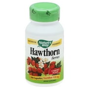Nature's Way Premium Herbal Hawthorn Berries, 100 Ct