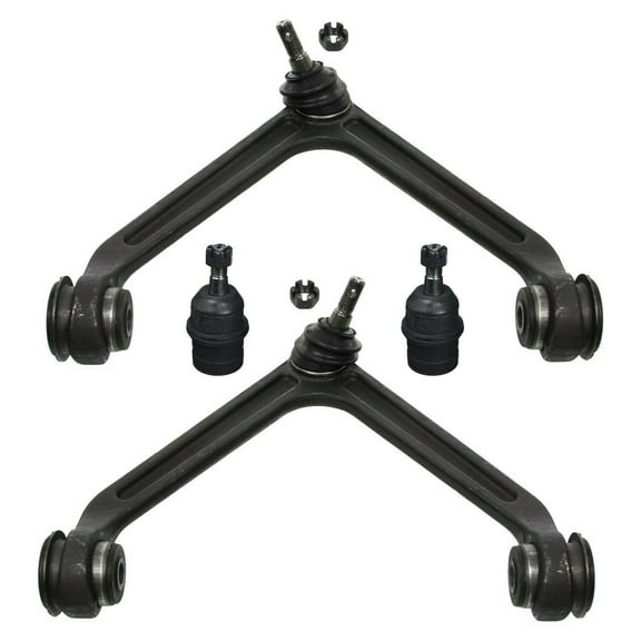 4 Pc Front Upper Control Arm with Ball Joint Assembly   Lower Ball Joints Suspension Kit Fits select: 2004-2009 DODGE DURANGO, 2007-2009 CHRYSLER ASPEN