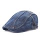 thumbnail image 2 of Men / Women Stitching Washed Denim Beret, 2 of 5