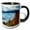Black/White, variant on 3drose, Argentina, Patagonia, El Calafate. Glacial Ice on Lake Argentina., 11oz Magic Transforming Mug