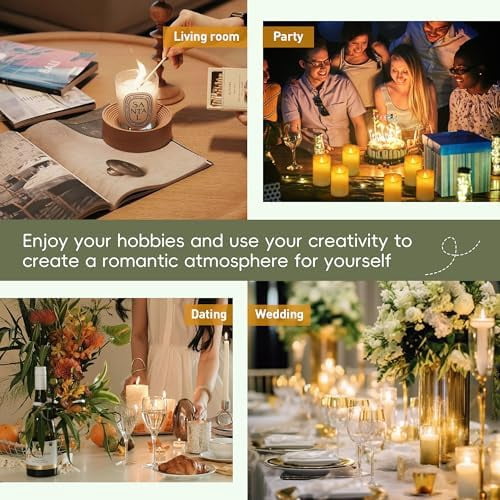 2025 New Candle Making Kit with Hot Plate, Candle Making Supplies with Wax Melting Pot, Stirring Spoon, Anti-Scalding Pad, Candle Wicks, Wooden Wick Holders, Candle Making Pouring Pot