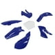 thumbnail image 4 of Kit de carenado de plástico para moto de cross, 7 Uds., juego de carenado para carrocería, accesorios de motocicleta de repuesto para KLX110 KX65Blue, 4 of 12