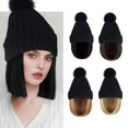 thumbnail image 2 of Gorro de mujer TQEHS con Pelo tejido de Seda de alta temperatura, 2 of 6