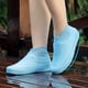 thumbnail image 3 of Botas de lluvia impermeables de silicona antideslizantes, cubierta de zapatos reutilizable, alta elasticidad, resistente al desgaste, Unisex, día lluvioso al aire libre, caliente, 1 par, 3 of 4