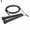 Black, variant on tasrioml Speed Wire Skipping Adjustable Jump Rope Boxing Fitness Sport Exercise Equipment