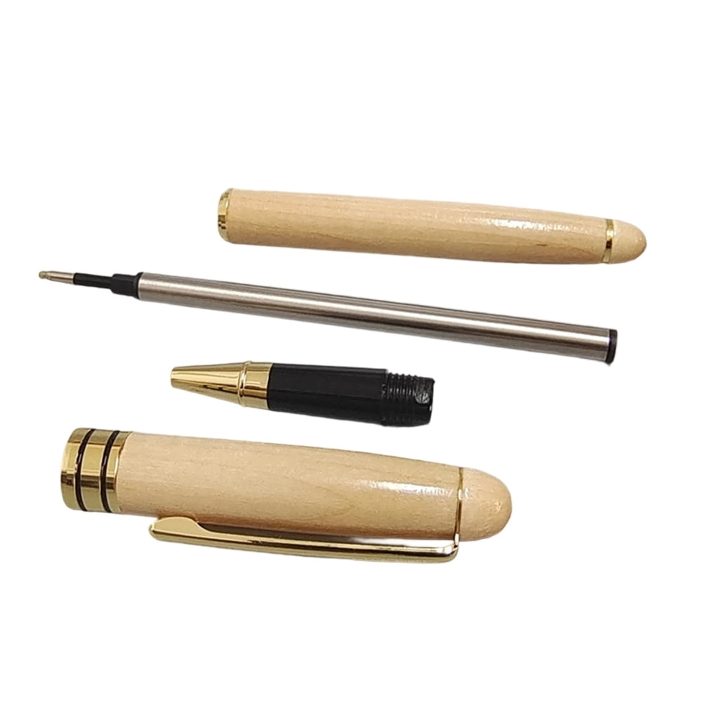 Wood Pen Gifting Pen Box Set Calligraphy Pen with Metal Tip Wood Ballpoint Pen Wood Piston Filled Fountain Pen